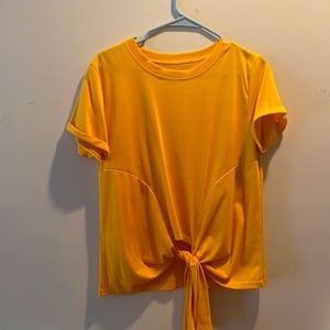 Basic Mustard Orange women’s shirt top size medium